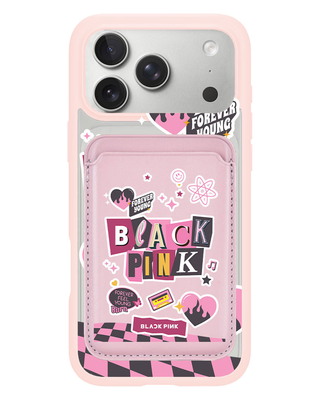 iPhone Magnetic Wallet Case - Blackpink Forever Young