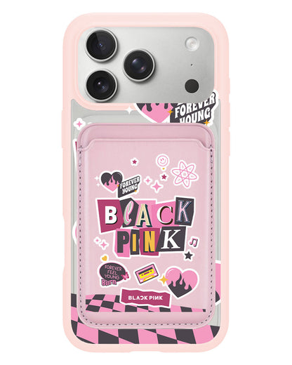 iPhone Magnetic Wallet Case - Blackpink Forever Young