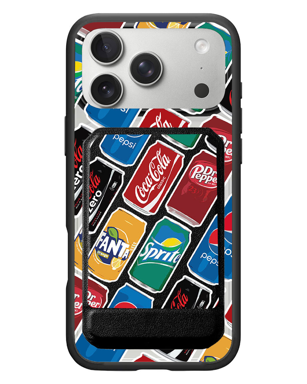 iPhone Magnetic Multifold Wallet - Soda