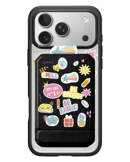 iPhone Magnetic Multifold Wallet - Self Love Sticker Pack 3.0