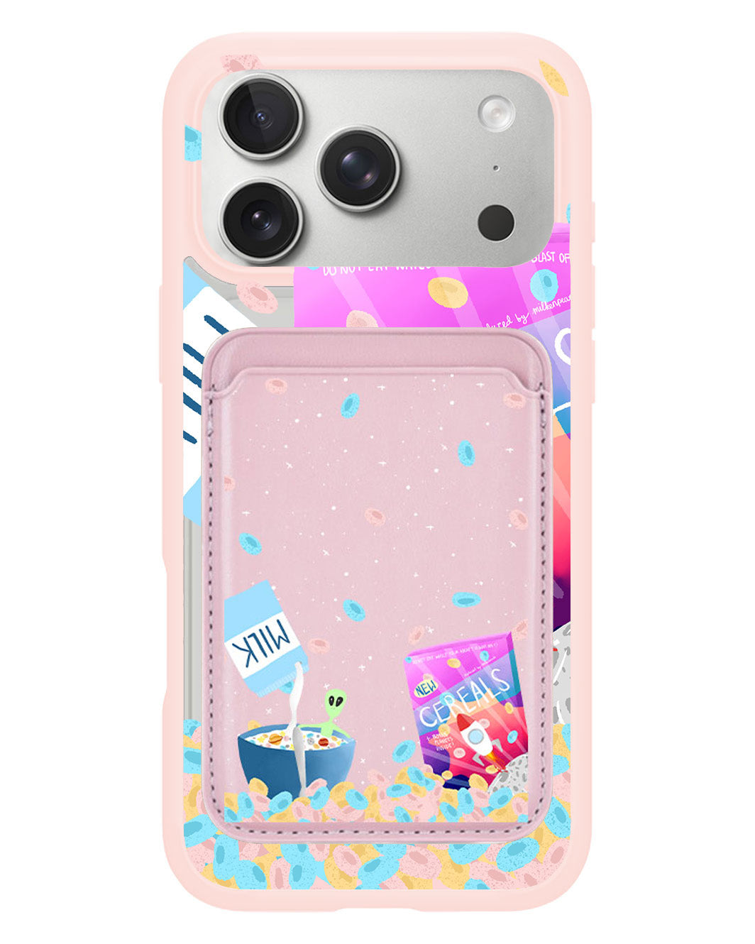 iPhone Magnetic Wallet Case - Cerealiens
