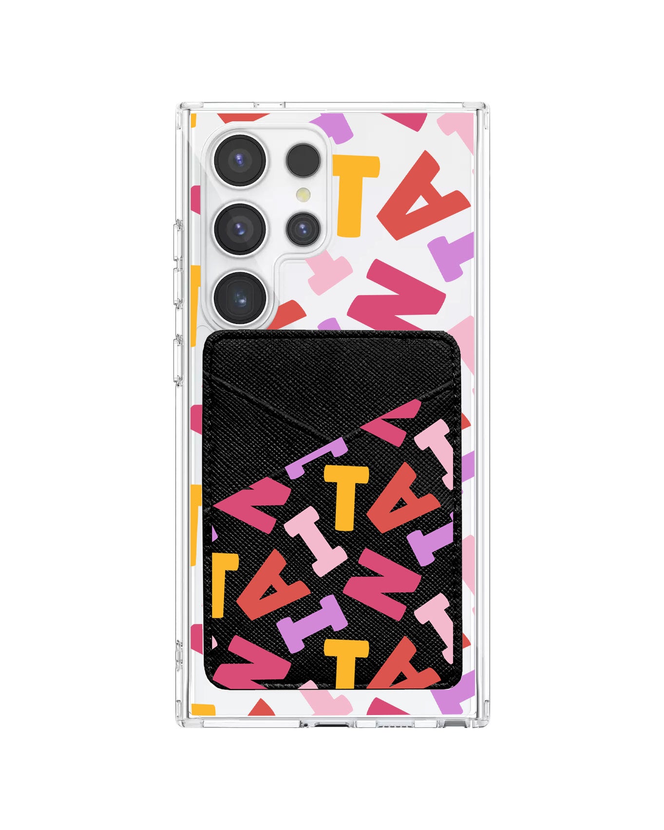 Android Phone Wallet Case - Scattered Monogram 1.0