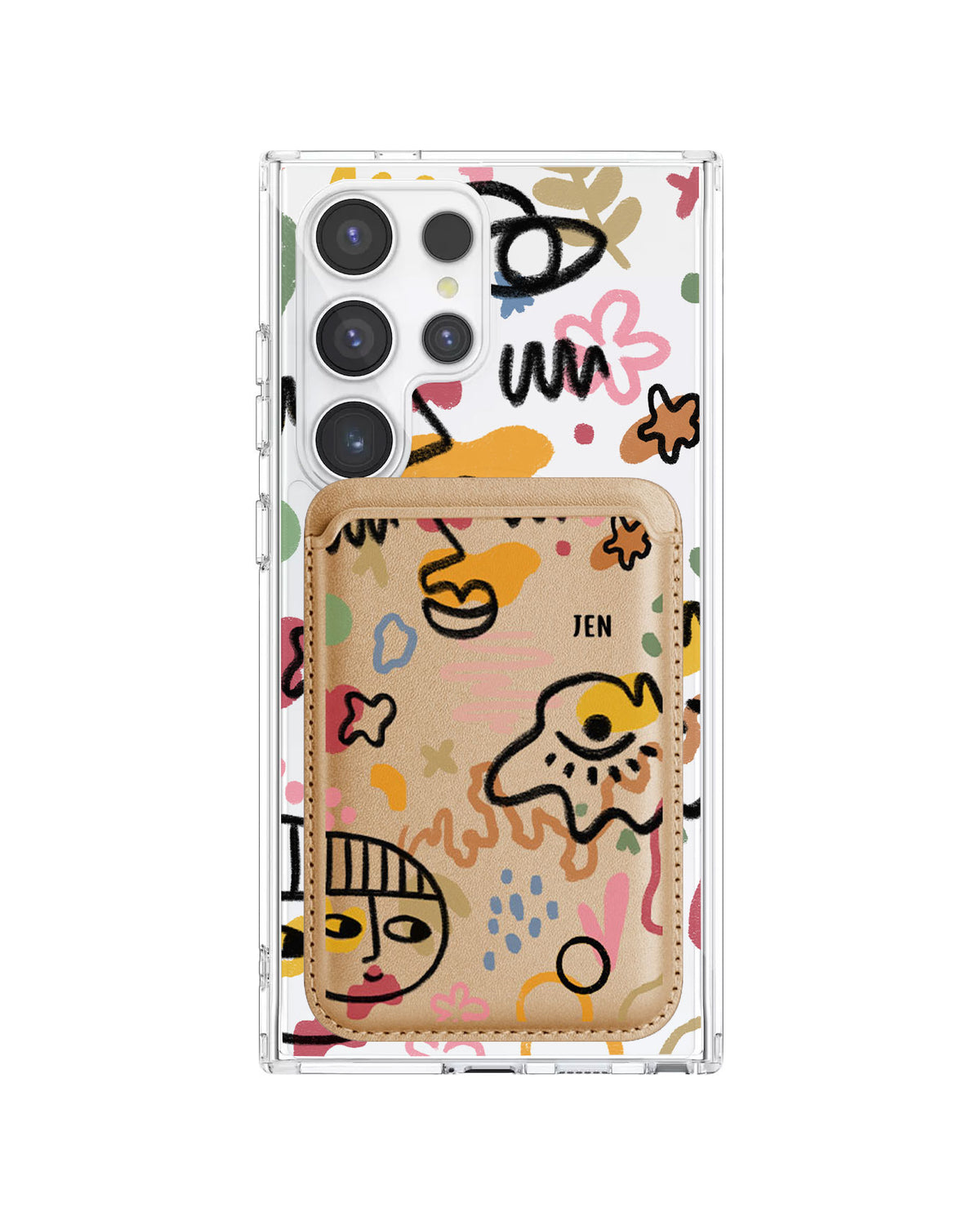 Android Magnetic Wallet Case - Abstract 3.0