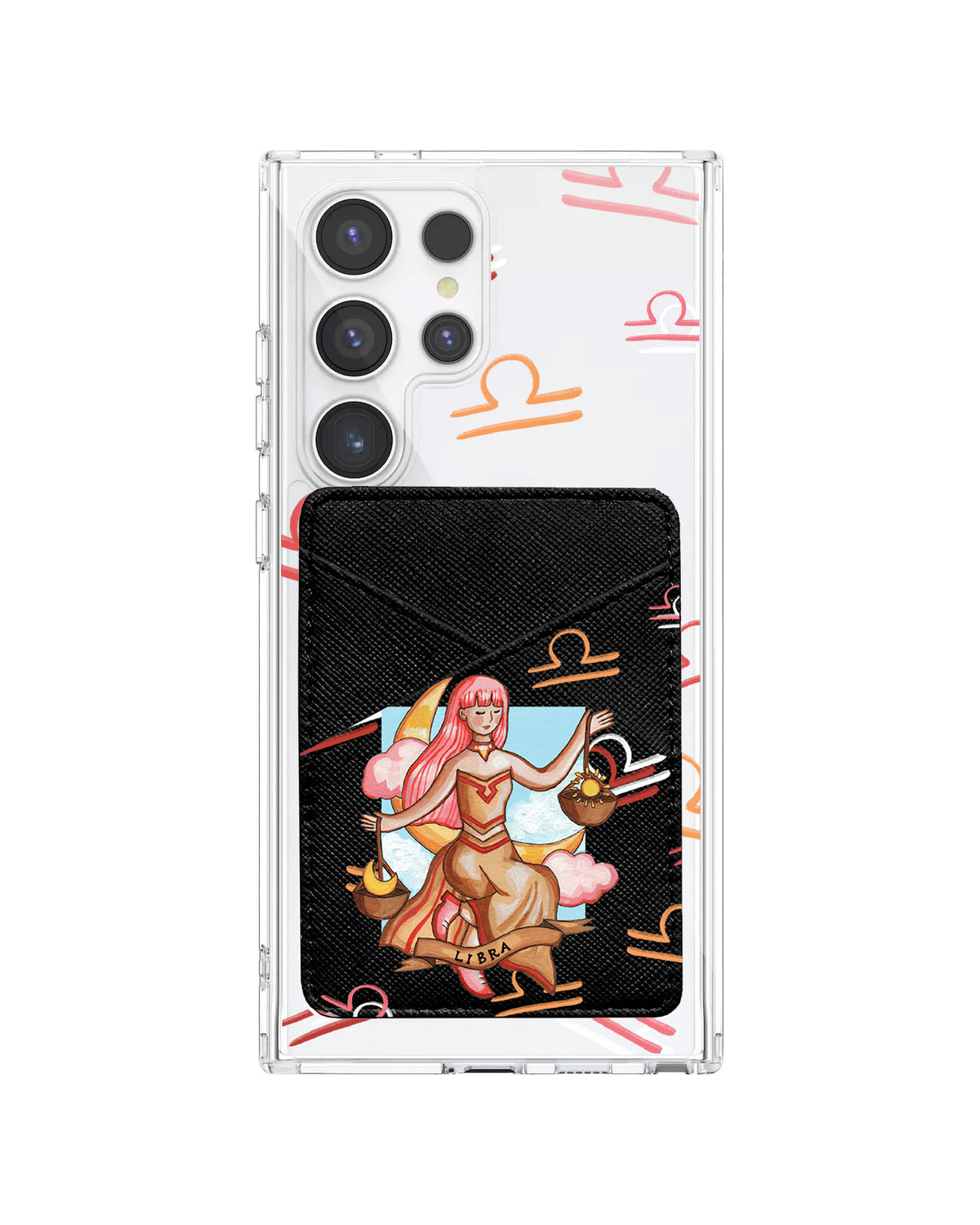 Android Phone Wallet Case - Libra