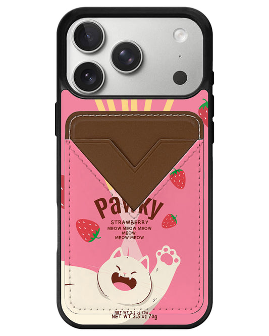 iPhone Avant Wallet Case - Pawky Cat