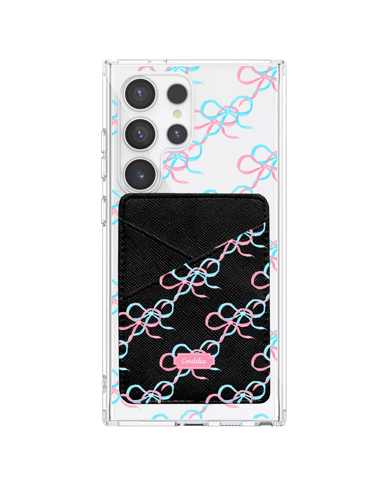 Android Phone Wallet Case - Coquette Overlap Bow