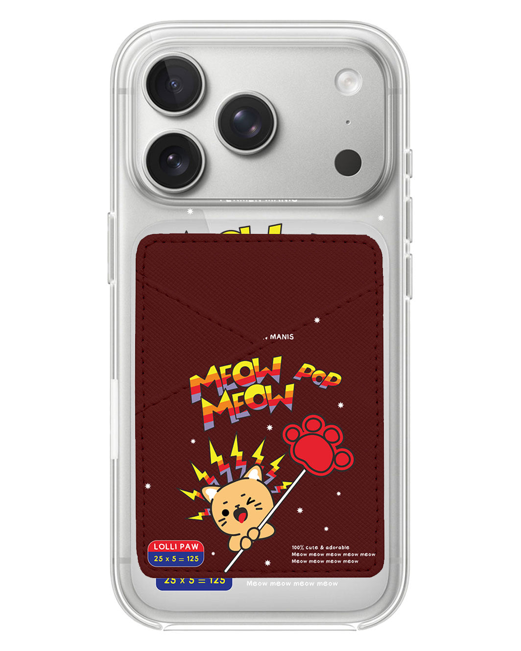 iPhone Phone Wallet Case - Meow Pop 2.0
