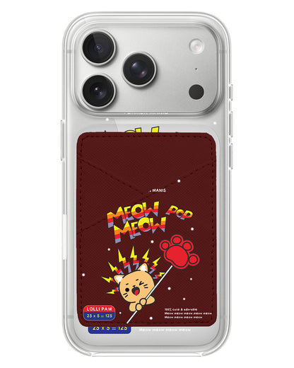 iPhone Phone Wallet Case - Meow Pop 2.0