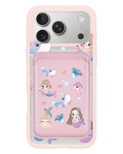 iPhone Magnetic Wallet Case - Little Mermaid