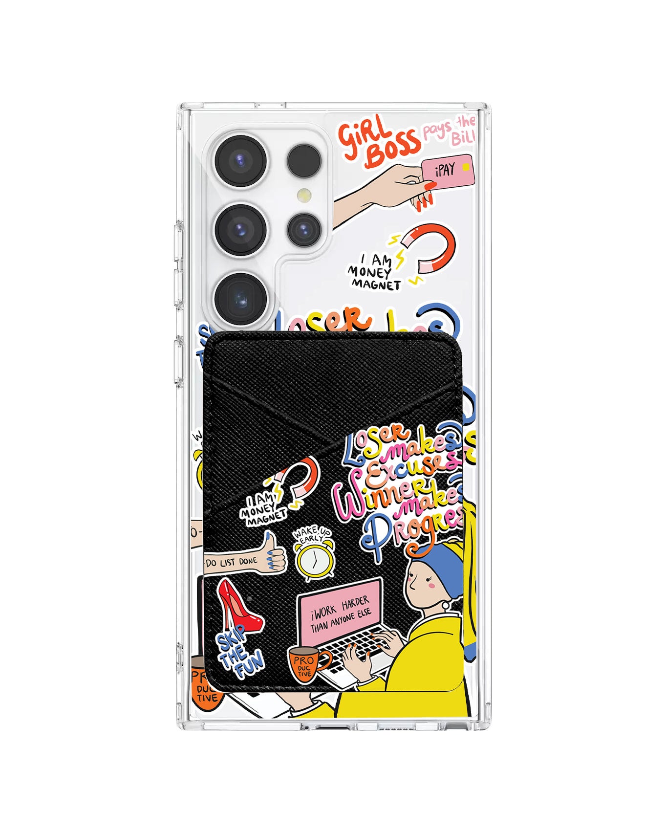Android Phone Wallet Case - Ambitch