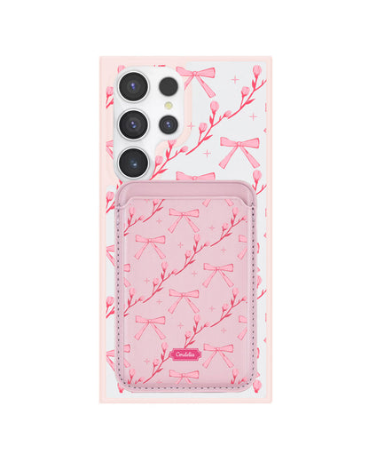 Android Magnetic Wallet Case - Coquette Floral