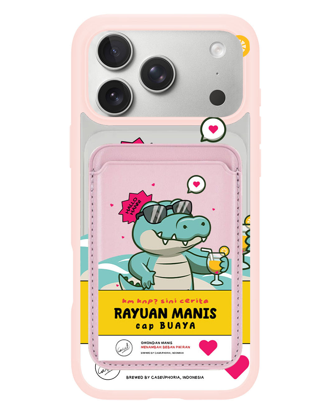 iPhone Magnetic Wallet Case - Cap Buaya