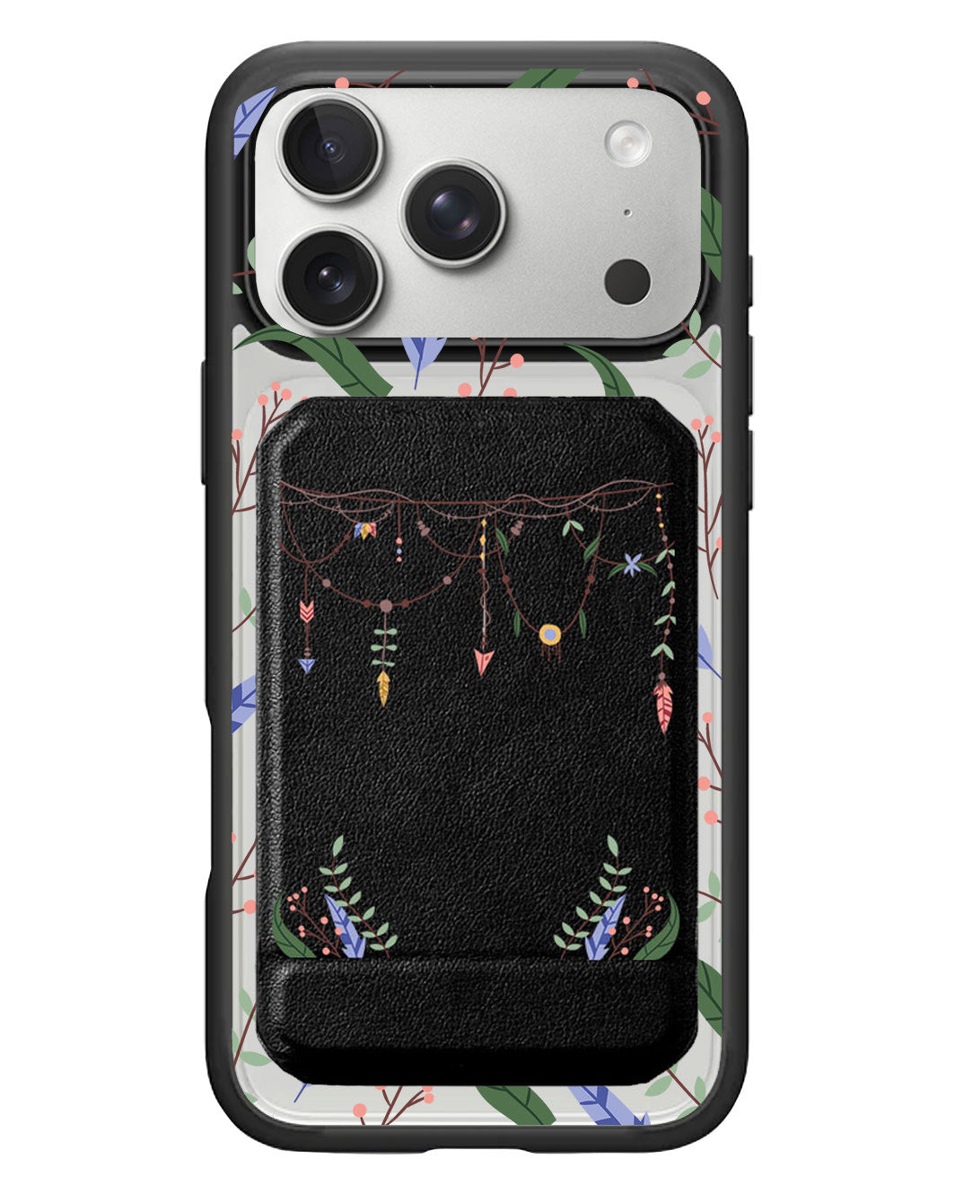 iPhone Magnetic Multifold Wallet - Bohemian