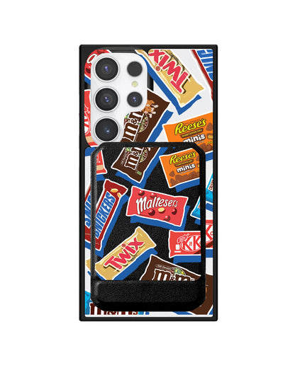 Android Magnetic Multifold Wallet - Choco Sweet