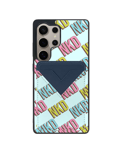 Android Avant Wallet Case - Custom Monogram 3.0 Diagonal Initial 3.0
