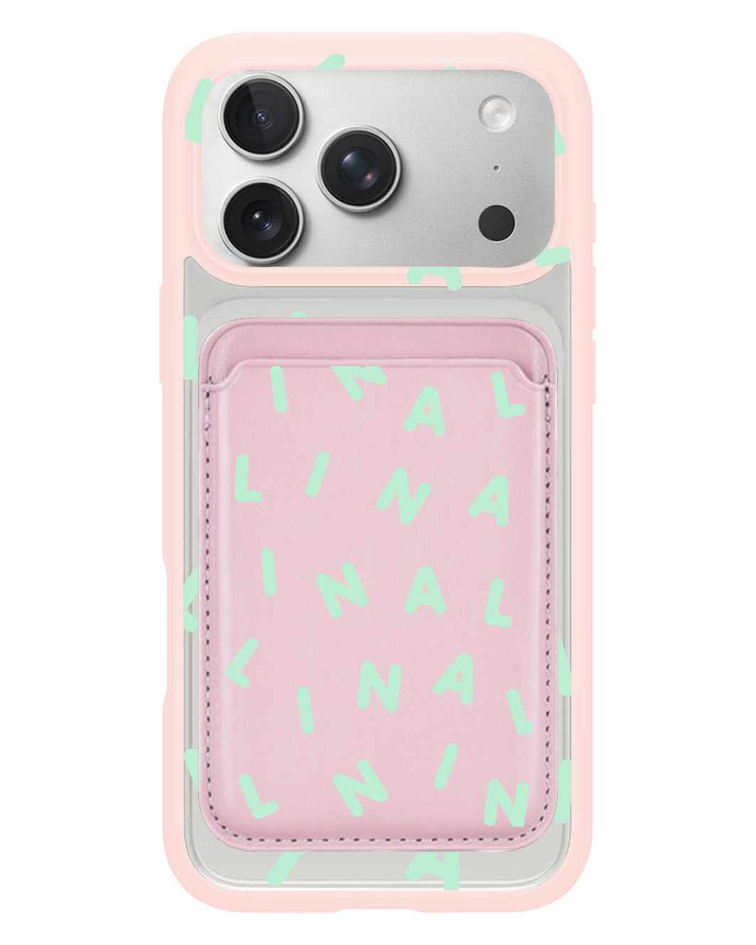 iPhone Magnetic Wallet Case - Monogram 2.0 Tosca