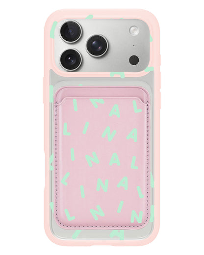 iPhone Magnetic Wallet Case - Monogram 2.0 Tosca