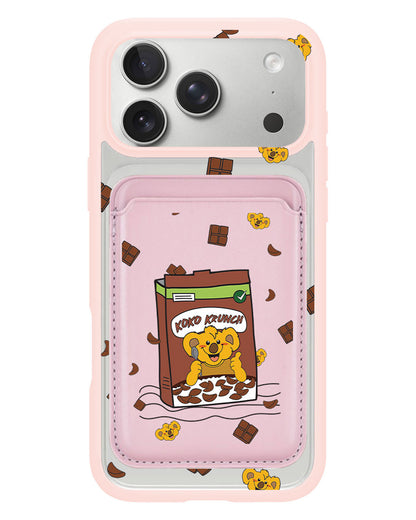 iPhone Magnetic Wallet Case - Choco Cereal