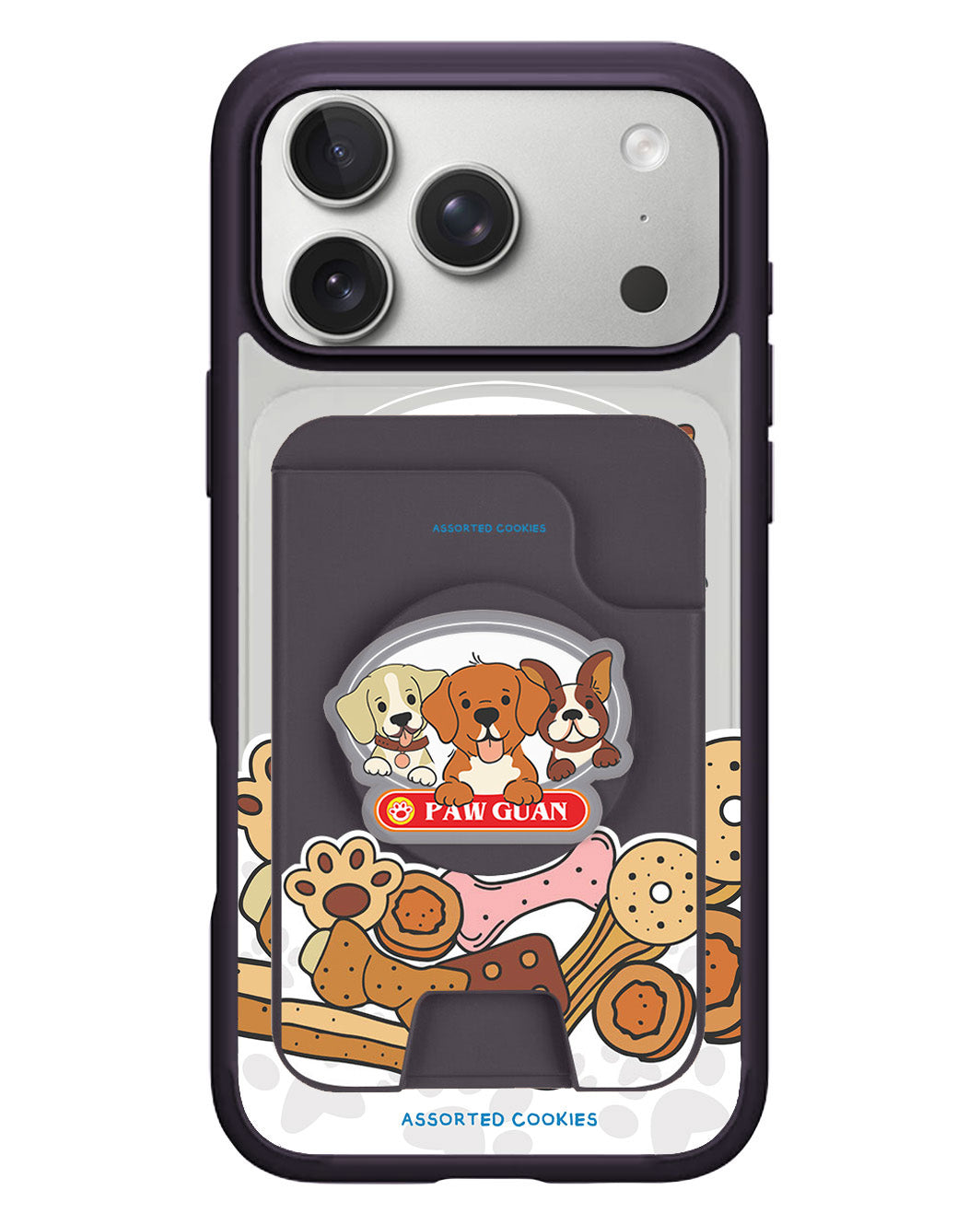 iPhone Magpop Wallet - Pawguan Dog
