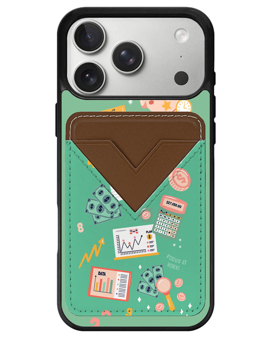 iPhone Avant Wallet Case - Finance