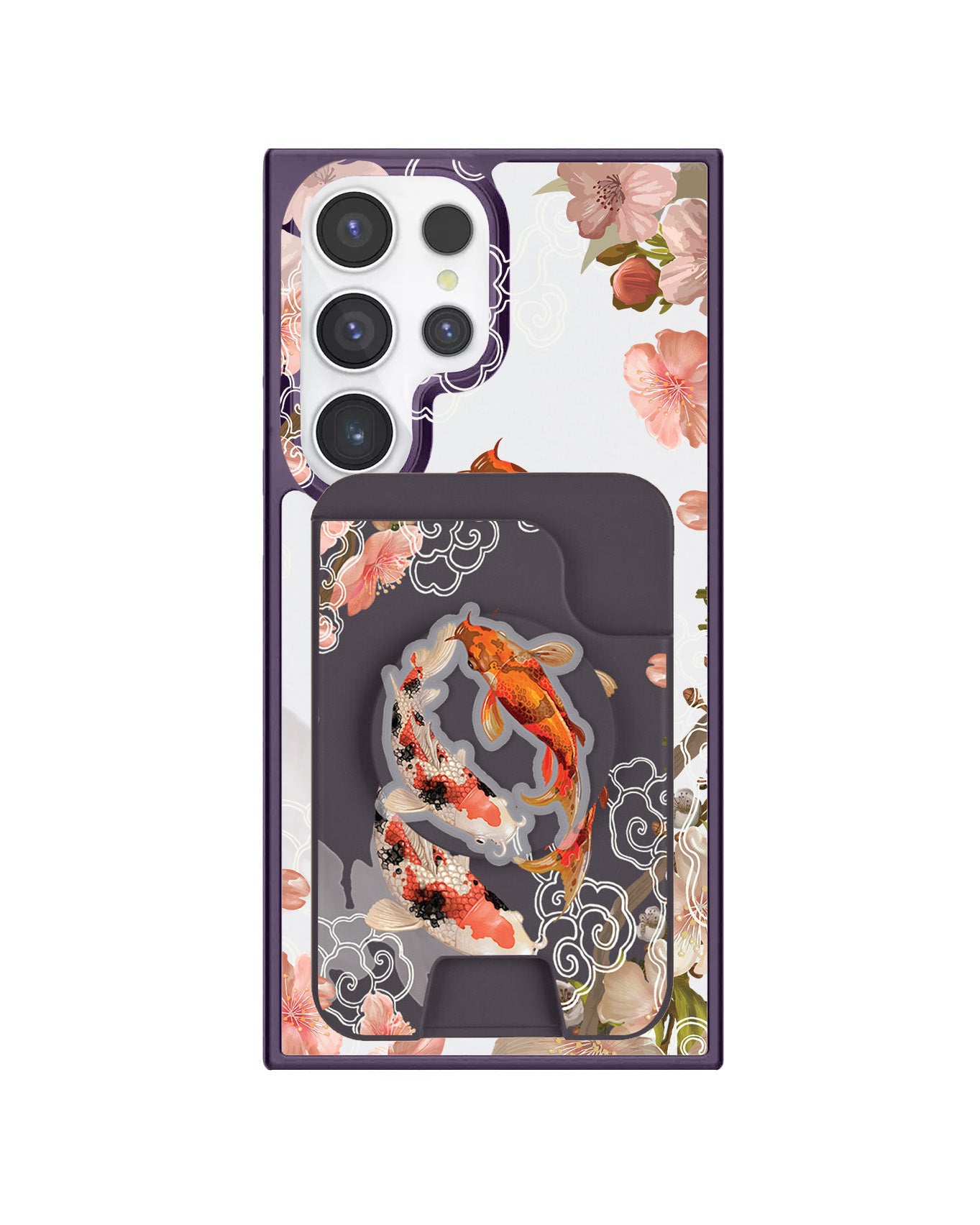 Android Magpop Wallet - Oil Painting Koi