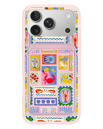 iPhone Magnetic Wallet Case - Seaside Opulence 1.0