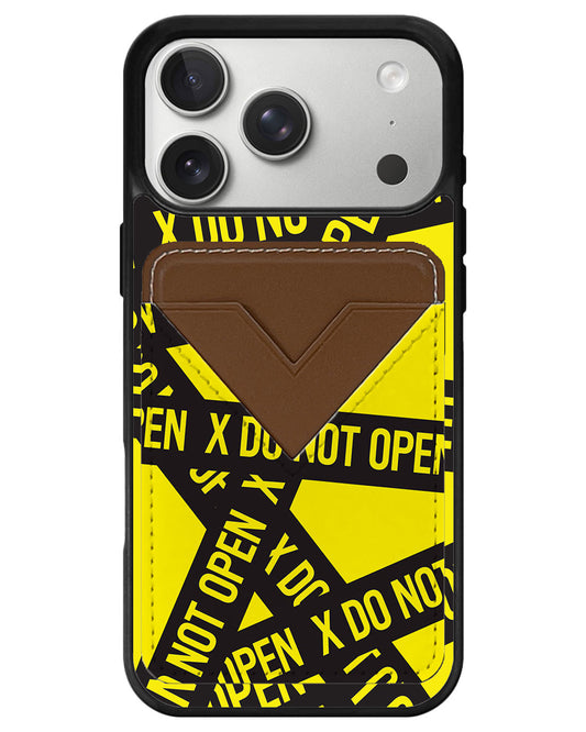 iPhone Avant Wallet Case - Do Not Open 1.0