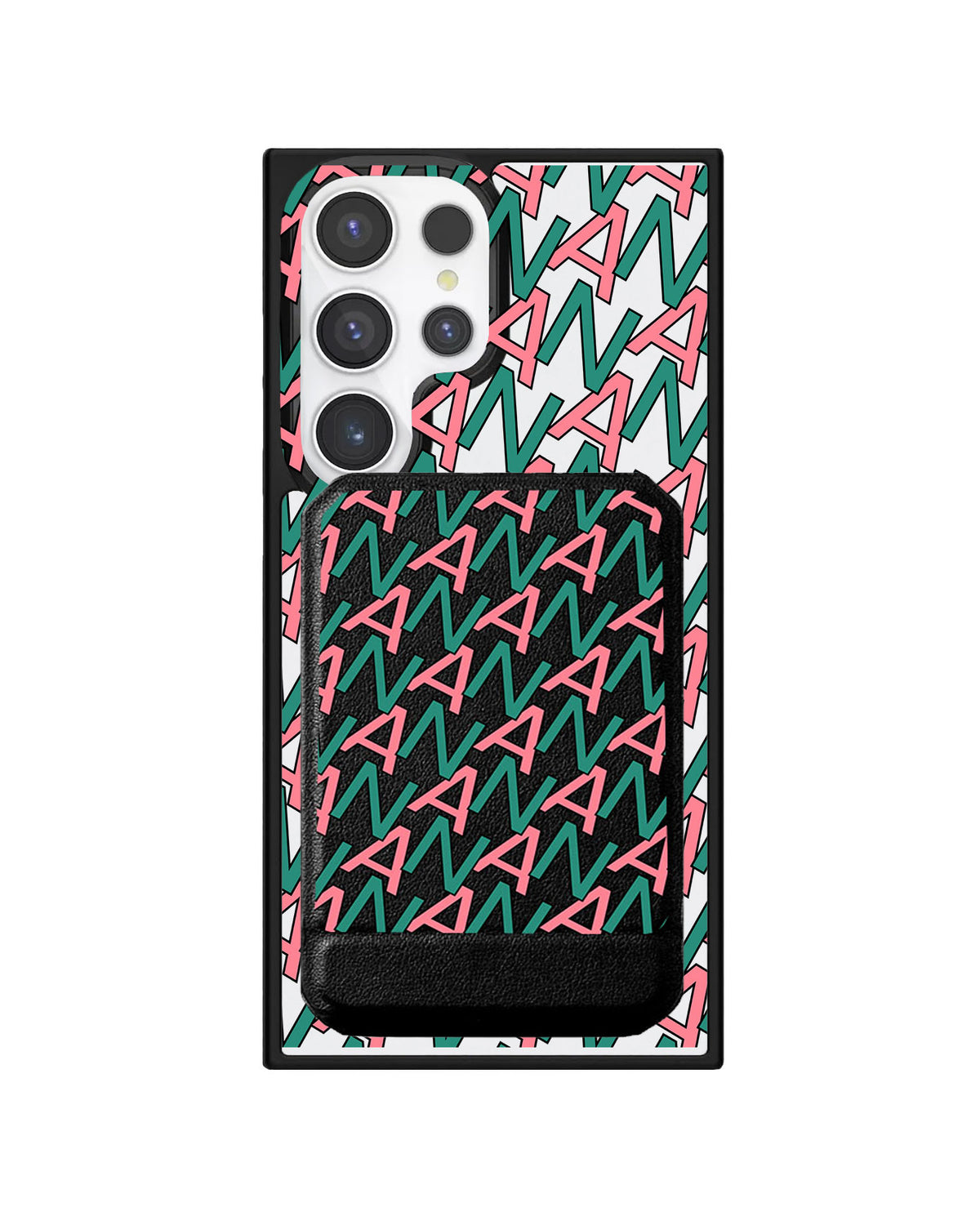 Android Magnetic Multifold Wallet - Initial Monogram 7.0