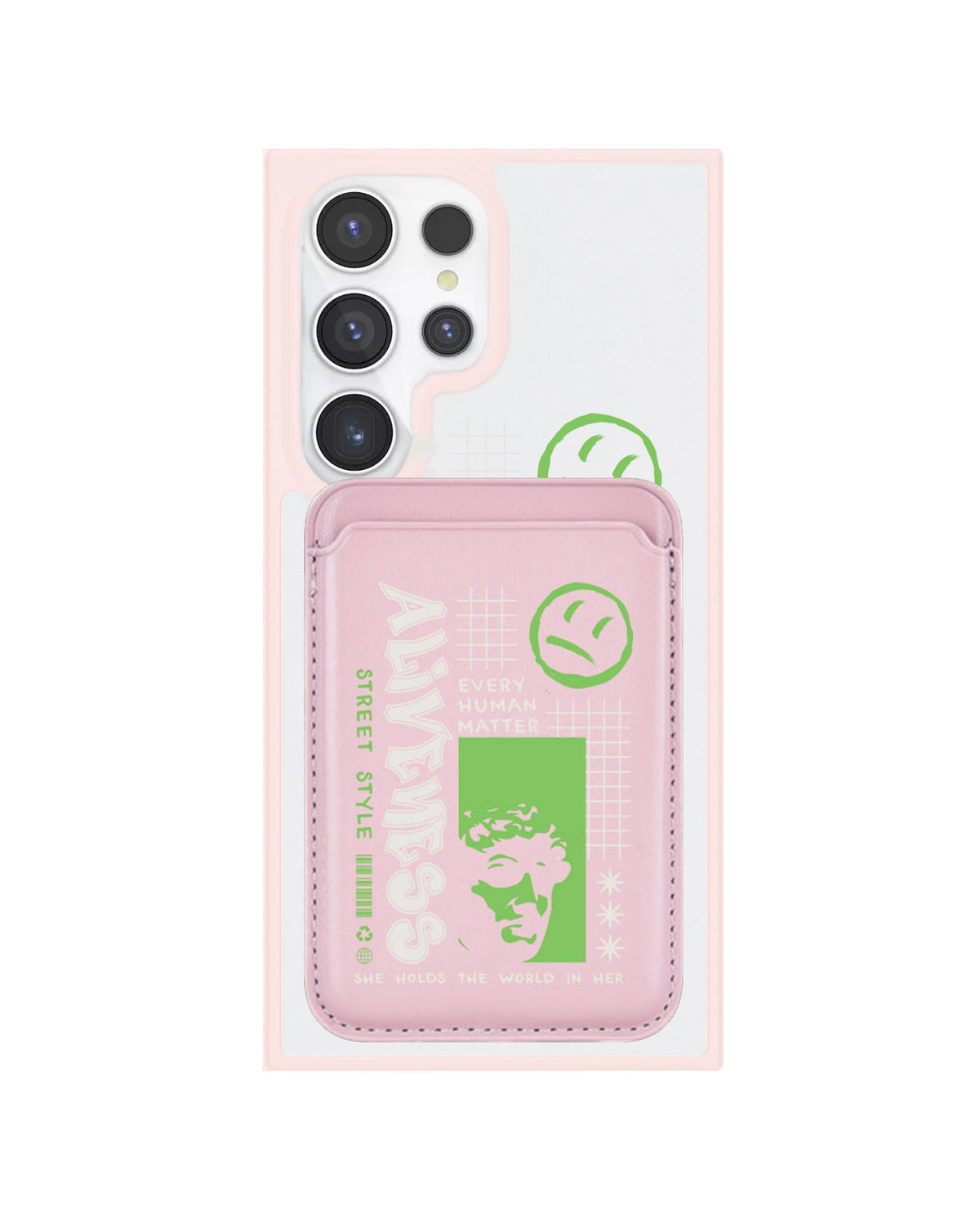 Android Magnetic Wallet Case - Alive