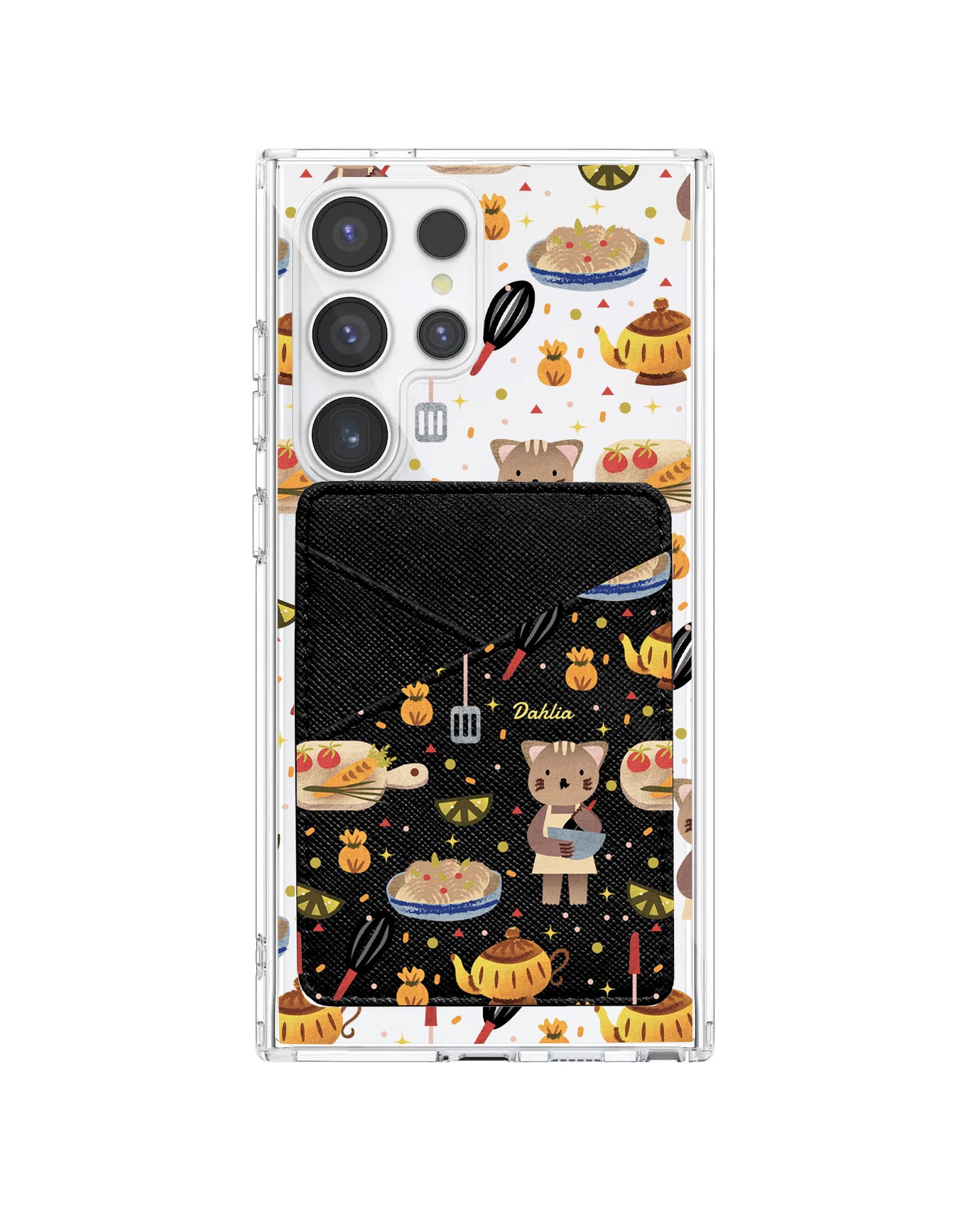 Android Phone Wallet Case - Cooking Cat
