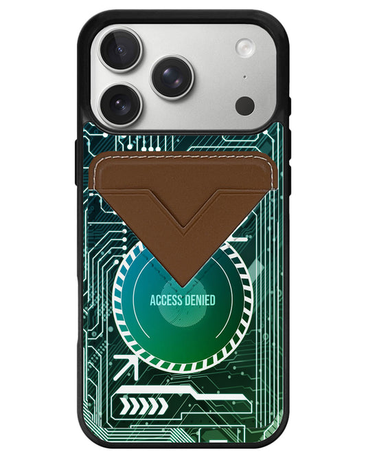 iPhone Avant Wallet Case - Circuit 2.0 Green