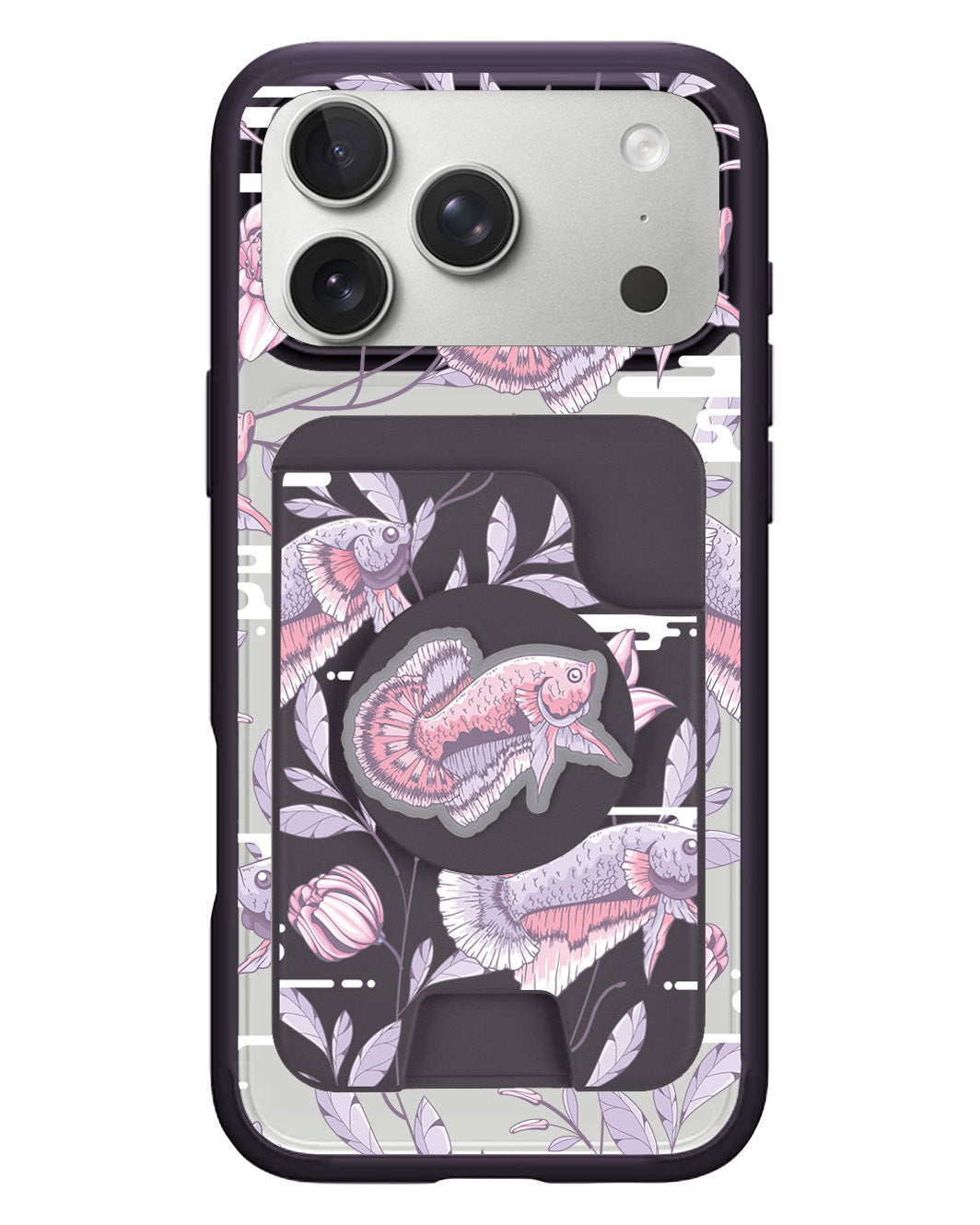iPhone Magpop Wallet - Fish & Floral 1.0