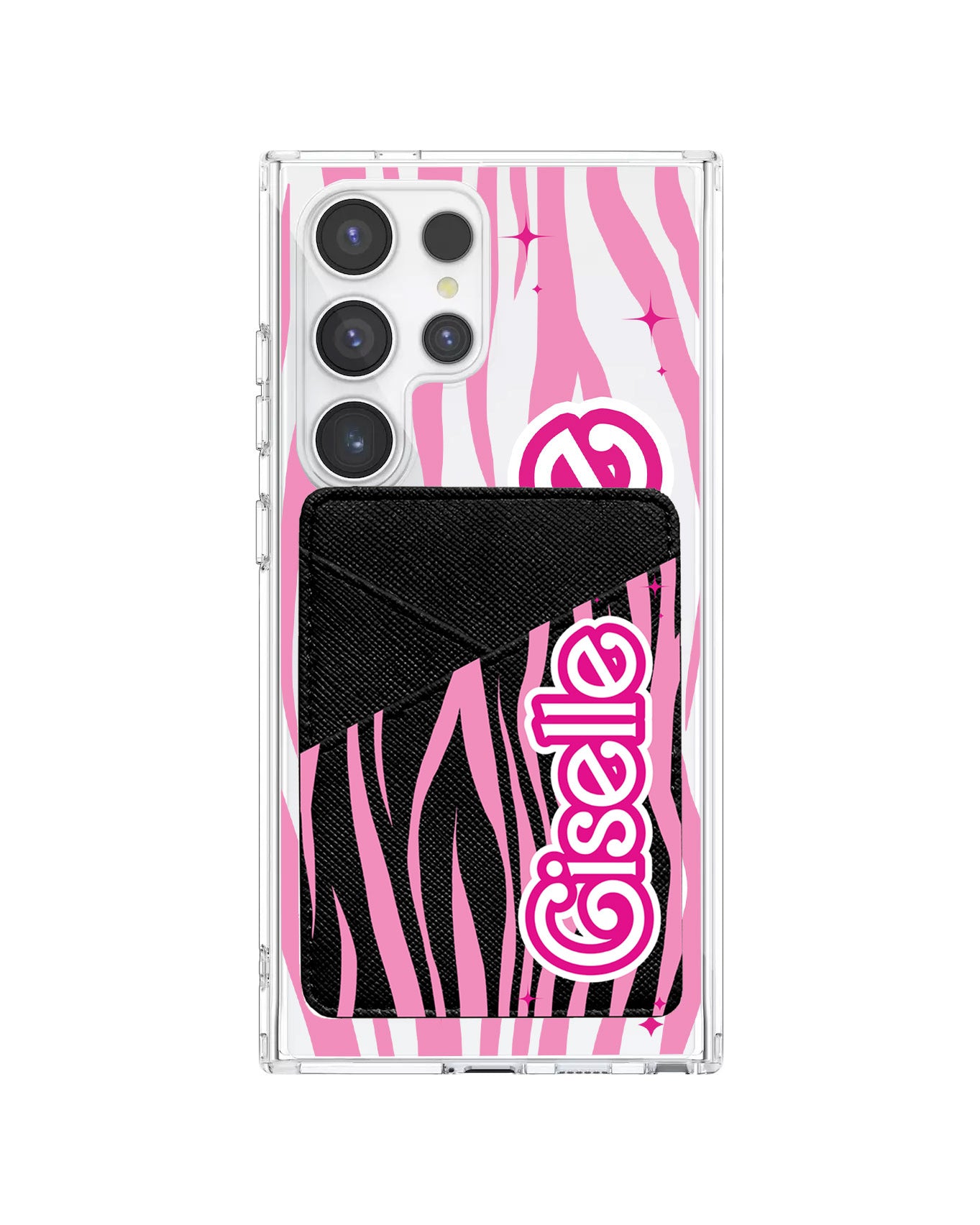 Android Phone Wallet Case - Barbie Zebra Pattern
