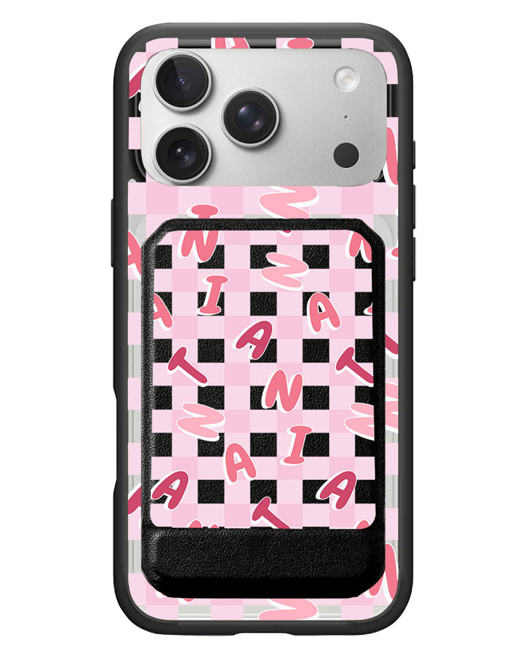 iPhone Magnetic Multifold Wallet - Checkered Monogram 1.0