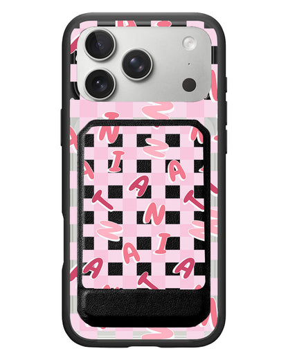 iPhone Magnetic Multifold Wallet - Checkered Monogram 1.0