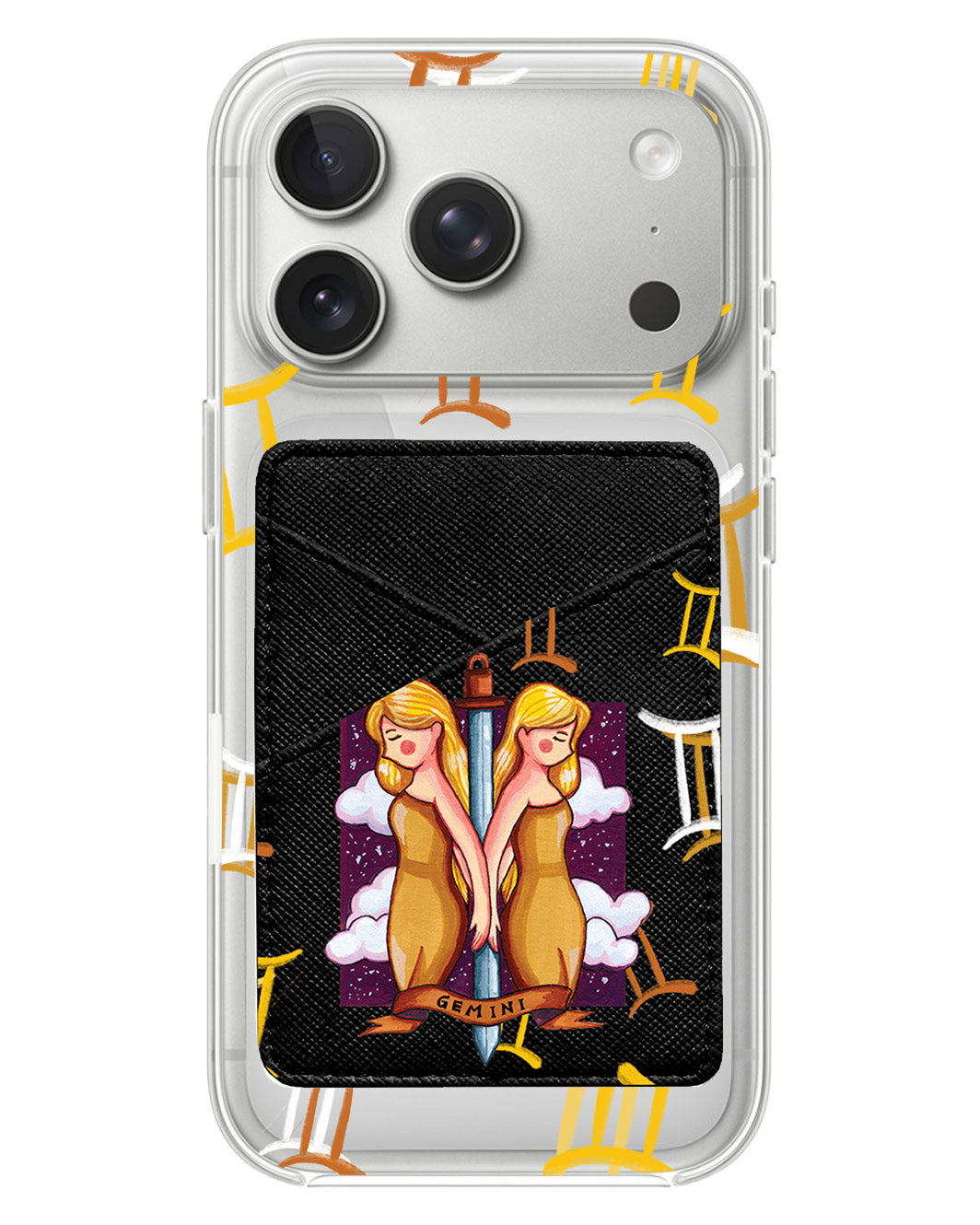 iPhone Phone Wallet Case - Gemini