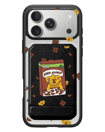 iPhone Magnetic Multifold Wallet - Choco Cereal