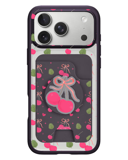 iPhone Magpop Wallet - Coquette Cherry