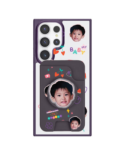 Android Magpop Wallet - Face Grid