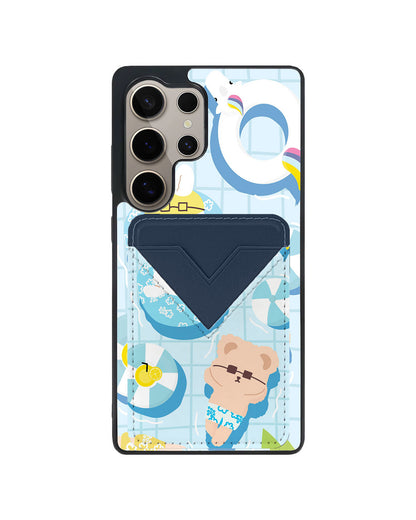 Android Avant Wallet Case - Pool Party Blue