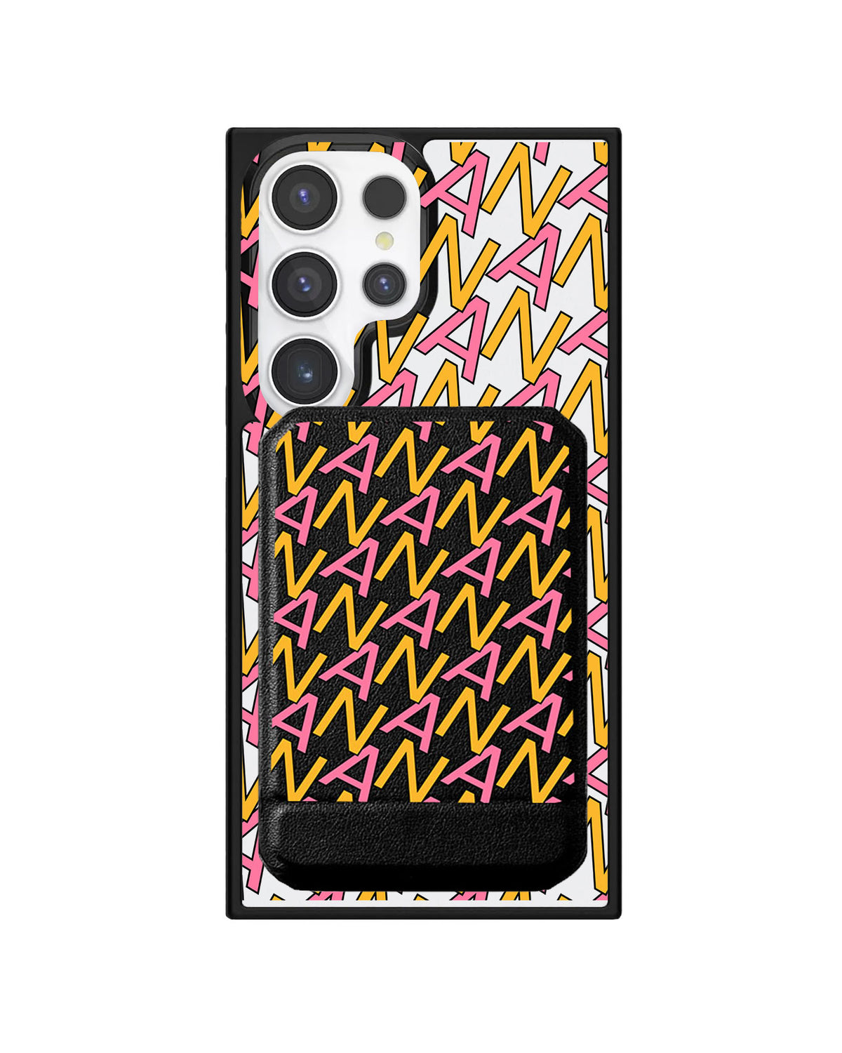Android Magnetic Multifold Wallet - Initial Monogram 3.0