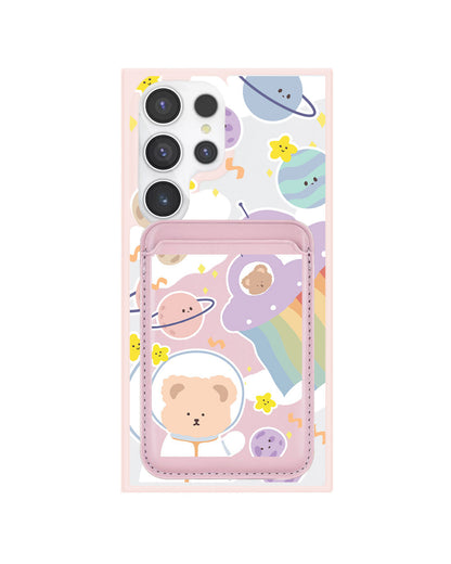 Android Magnetic Wallet Case - Astrobear