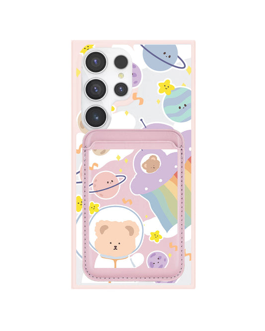Android Magnetic Wallet Case - Astrobear