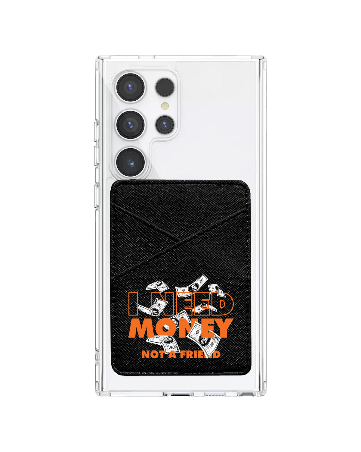 Android Phone Wallet Case - Money Better Than Friend
