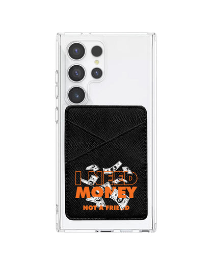Android Phone Wallet Case - Money Better Than Friend
