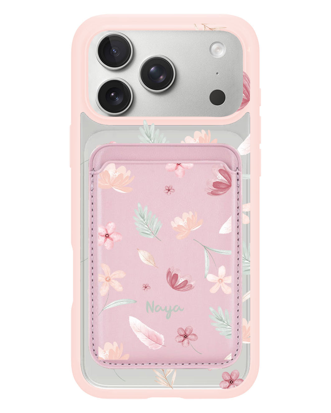 iPhone Magnetic Wallet Case - Wild Flower