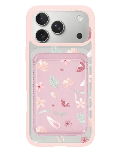 iPhone Magnetic Wallet Case - Wild Flower