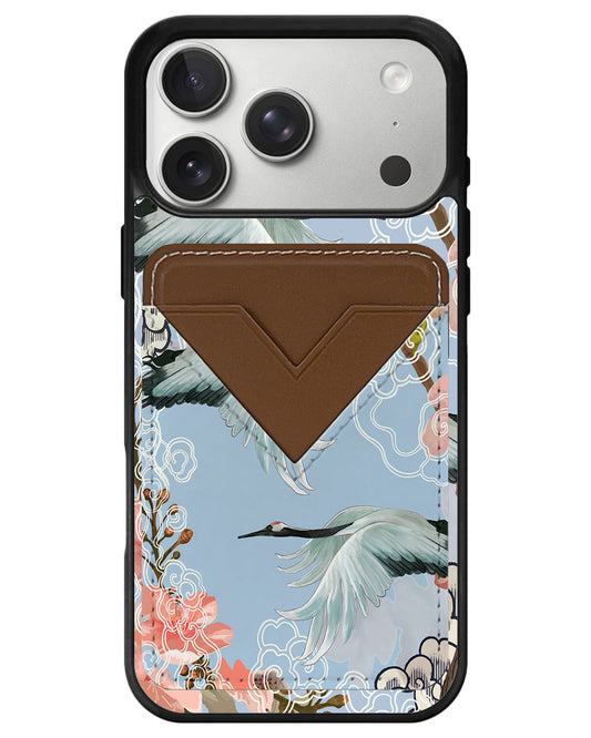 iPhone Avant Wallet Case - Oil Painting Birds