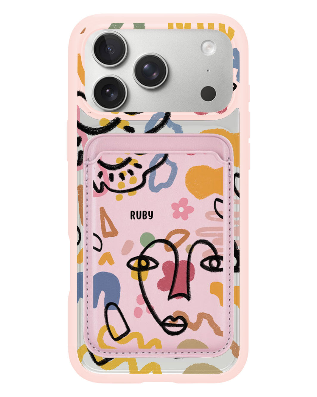 iPhone Magnetic Wallet Case - Abstract 4.0
