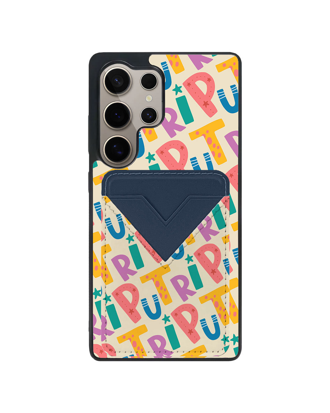Android Avant Wallet Case - Playful Monogram 4.0